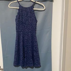 Blue lace dress size 0
